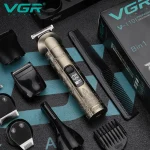 ست ماشین اصلاح موی صورت و بدن وی جی آر مدل V-110 - Image 3