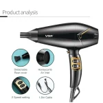 سشوار وی جی آر مدل V-423 - Image 3