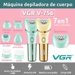 ماشین اصلاح موی بدن بانوان وی جی ار مدل V-756 - Image 5