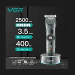 ماشین اصلاح موی سر و صورت حرفه ای وی جی ار مدل V-256 - Image 7