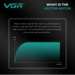 ماشین اصلاح موی سر و صورت وی جی آر مدل V-994 - Image 7